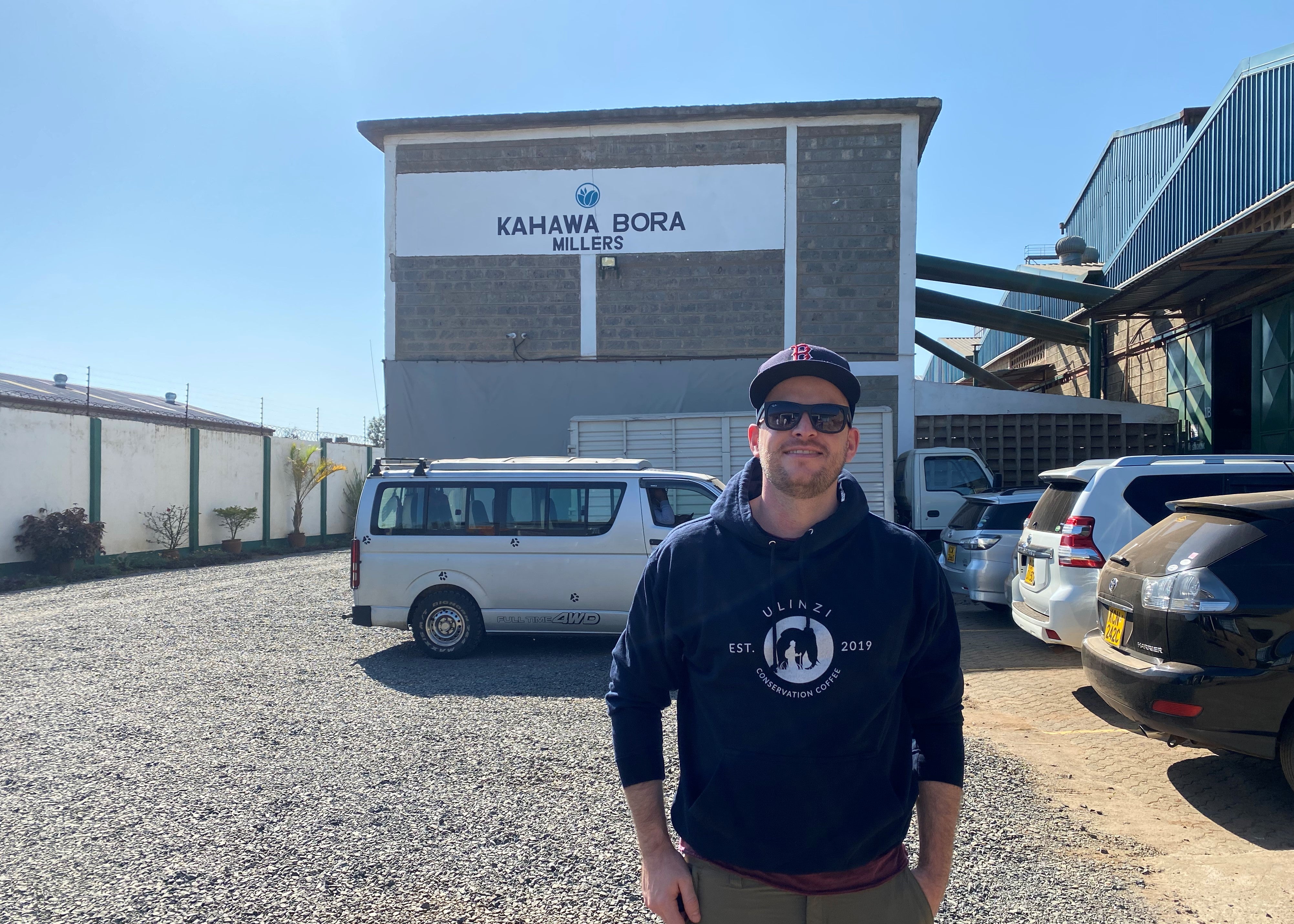 Nairobi - Kahawa Bora Millers - visiting the dry mill